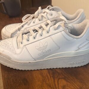 Adidas Triple White Leather Sneakers